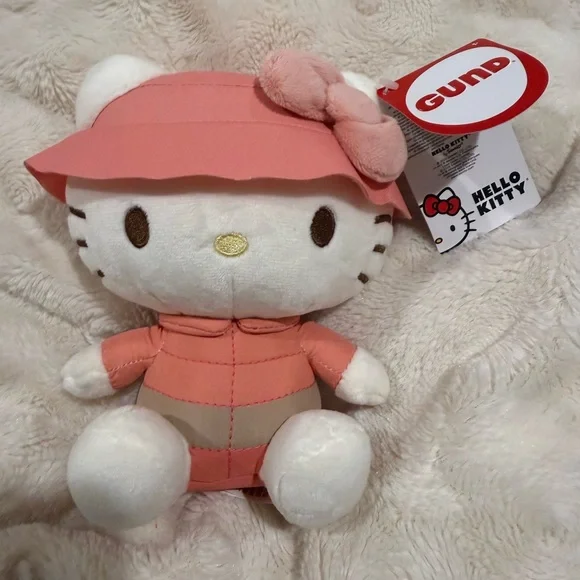 GUND Sanrio Official Hello Kitty Camping Plush, Collectible Plush Toy - Picture 1 of 2